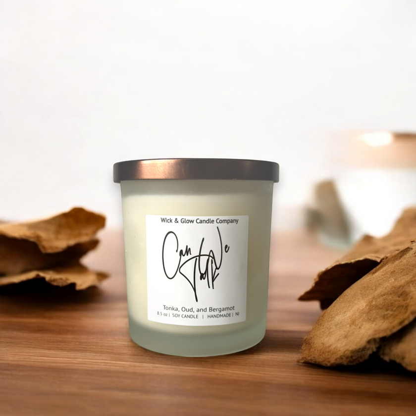 Can We Talk Luxury Candle - Wick and Glow Candle Company™