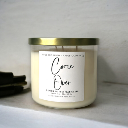 Come Over Luxury Scented Candle - Wick and Glow Candle Company™