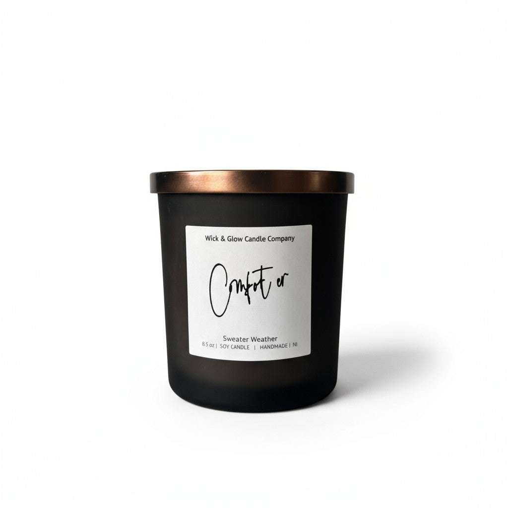 Comforter Luxury Candle- Juniper, Sage and Eucalyptus