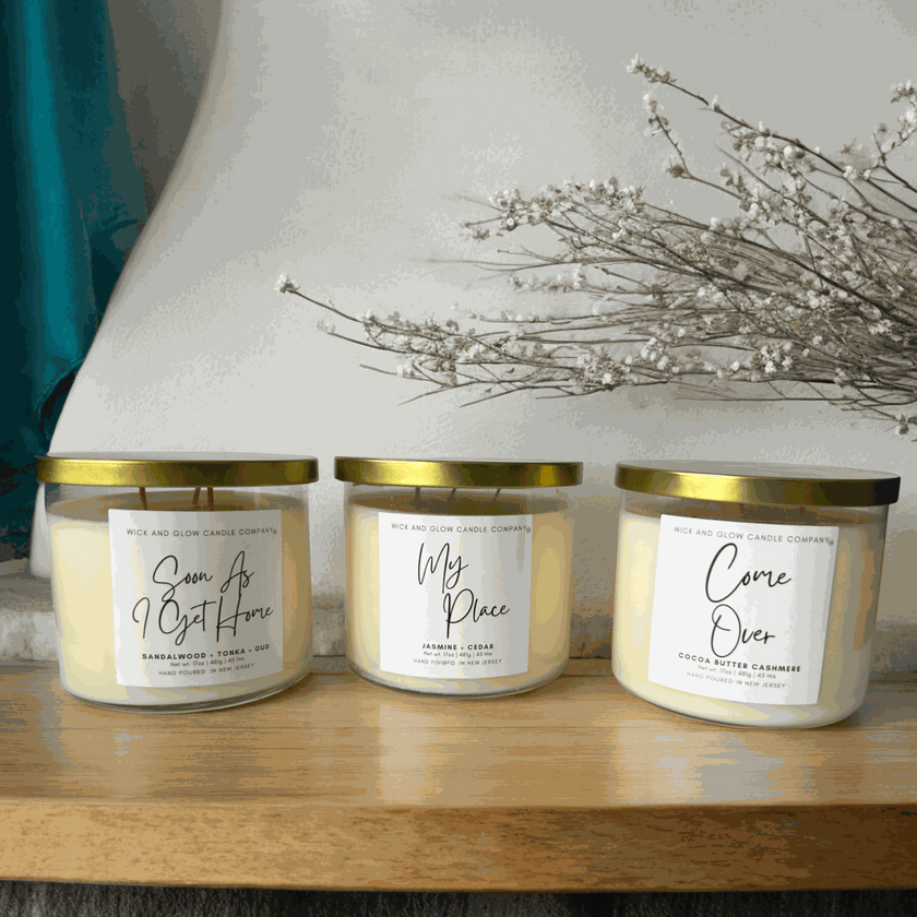 Come Over Luxury Scented Candle - Wick and Glow Candle Company™