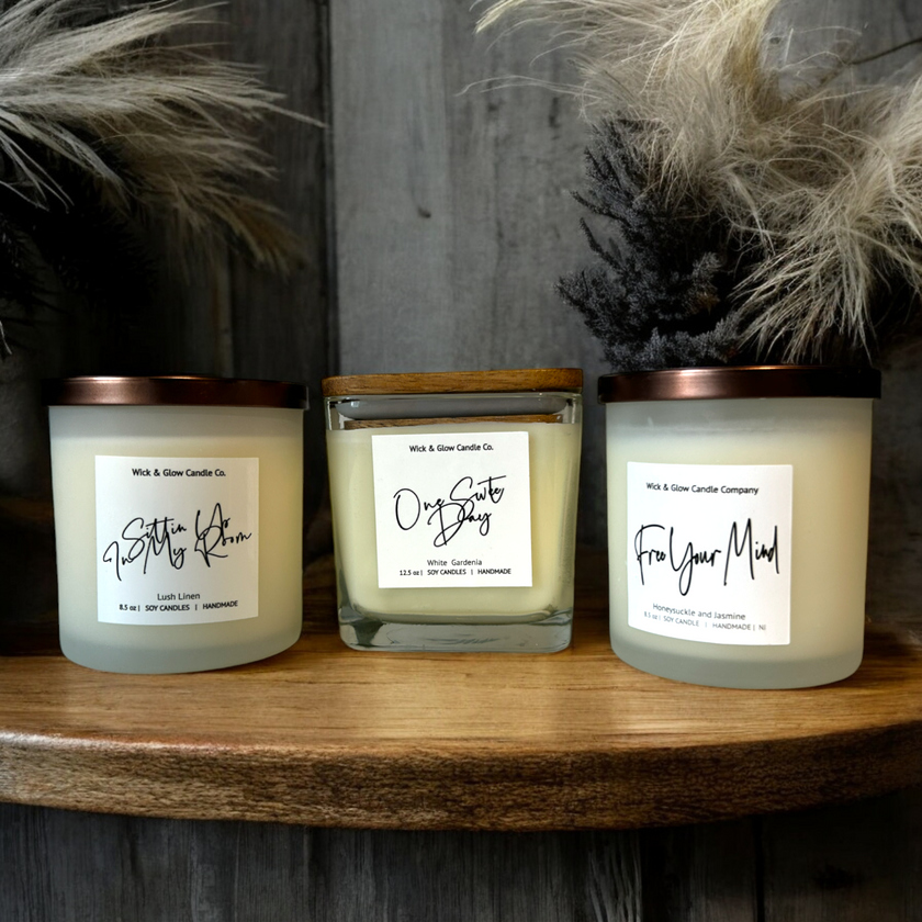 Ladies of R&B Luxury Scented Candle Set - Wick and Glow Candle Company™