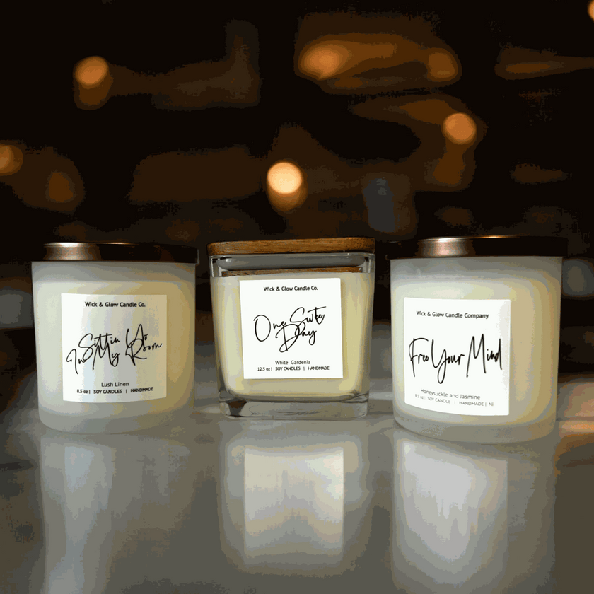 Ladies of R&B Luxury Scented Candle Set - Wick and Glow Candle Company™