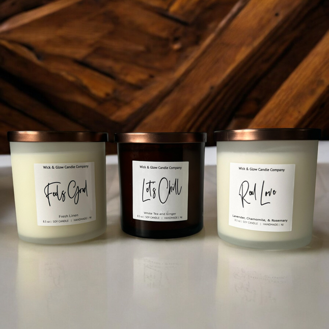 R&B Mixtape Scented Candle Set - Wick and Glow Candle Company™