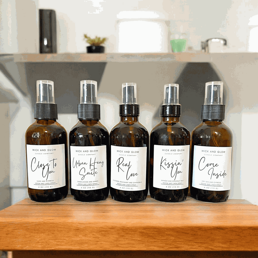 Brand Nu Vibes Room and Linen Sprays - Wick and Glow Candle Company™