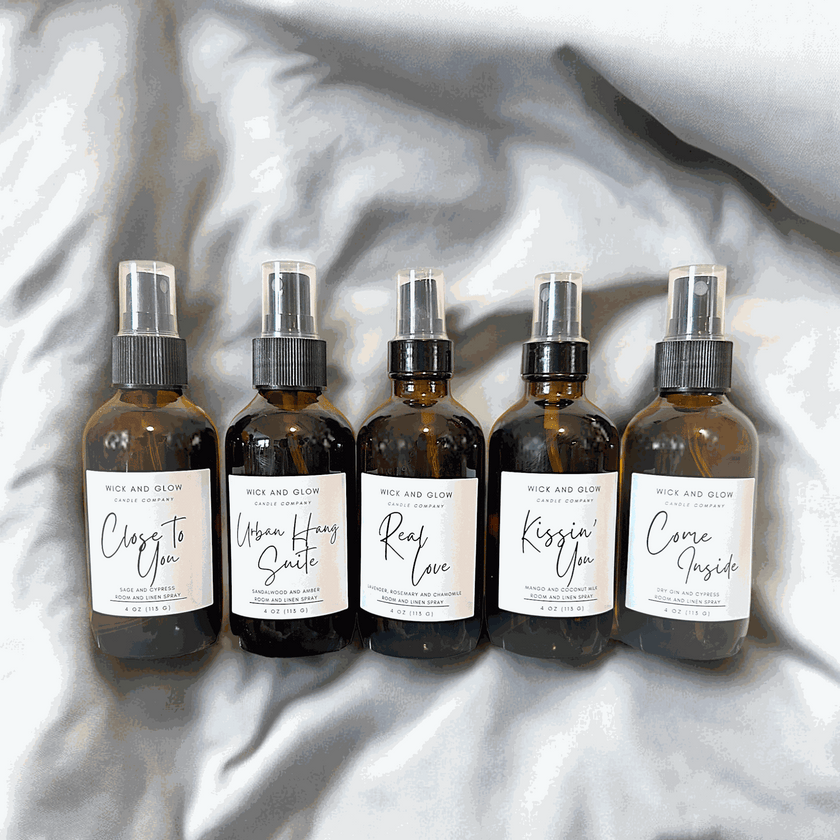 Brand Nu Vibes Room and Linen Sprays - Wick and Glow Candle Company™