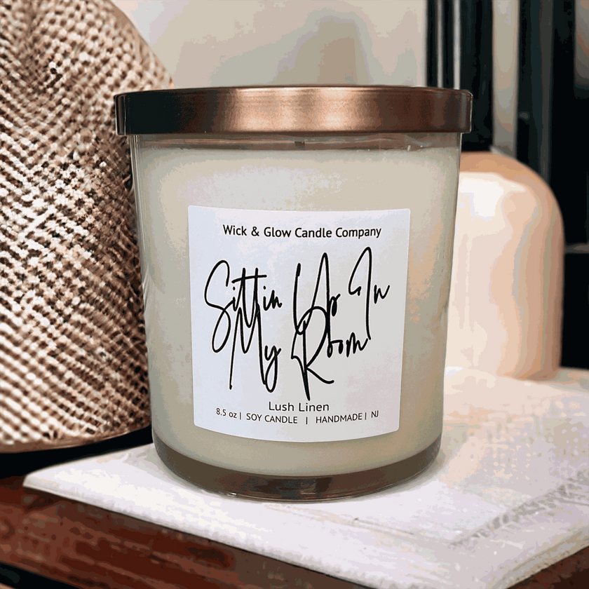 Sittin' Up In My Room Candle - Wick and Glow Candle Company™
