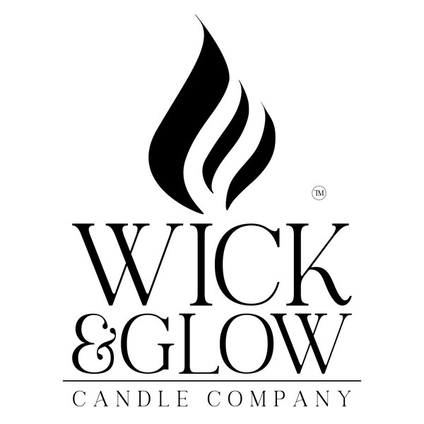 Wick and Glow Candle Company™ logo