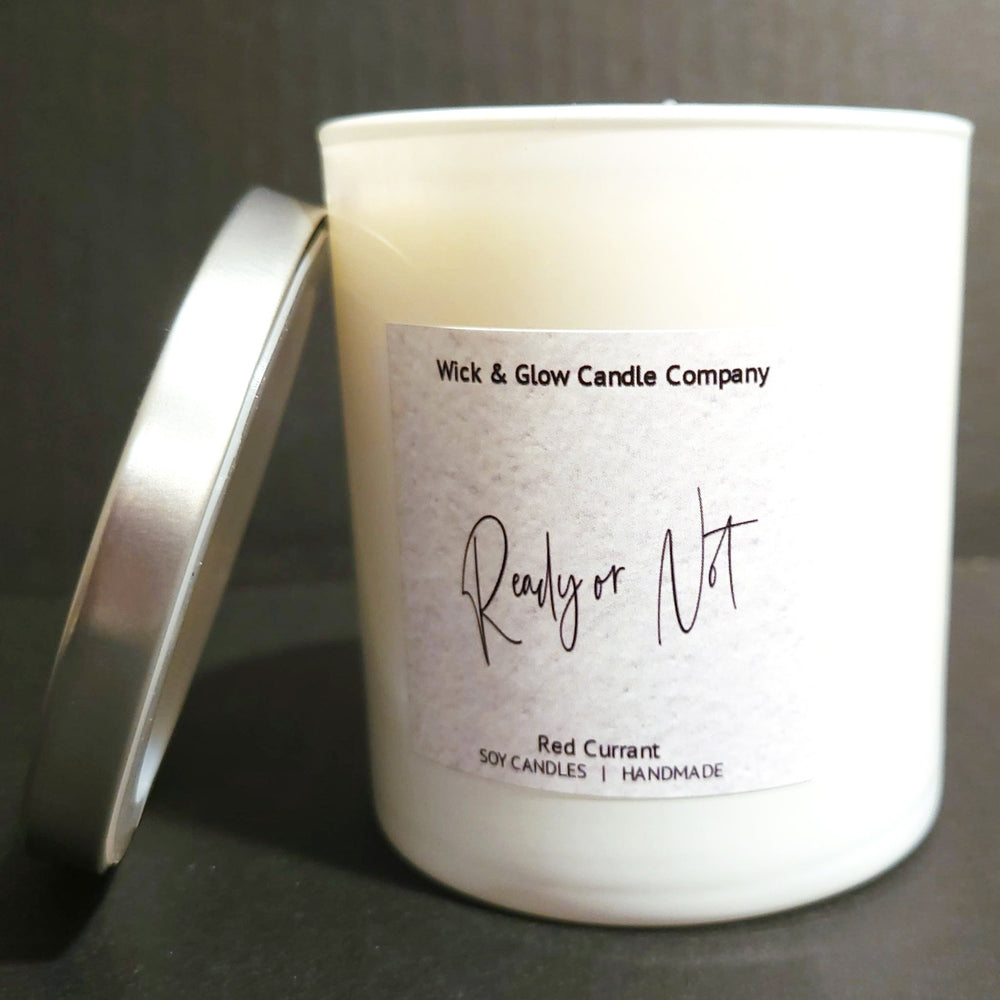 Ready or Not Luxury -Red Currant Scented Candle
