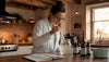 Scientist testing candle wax for phthalates