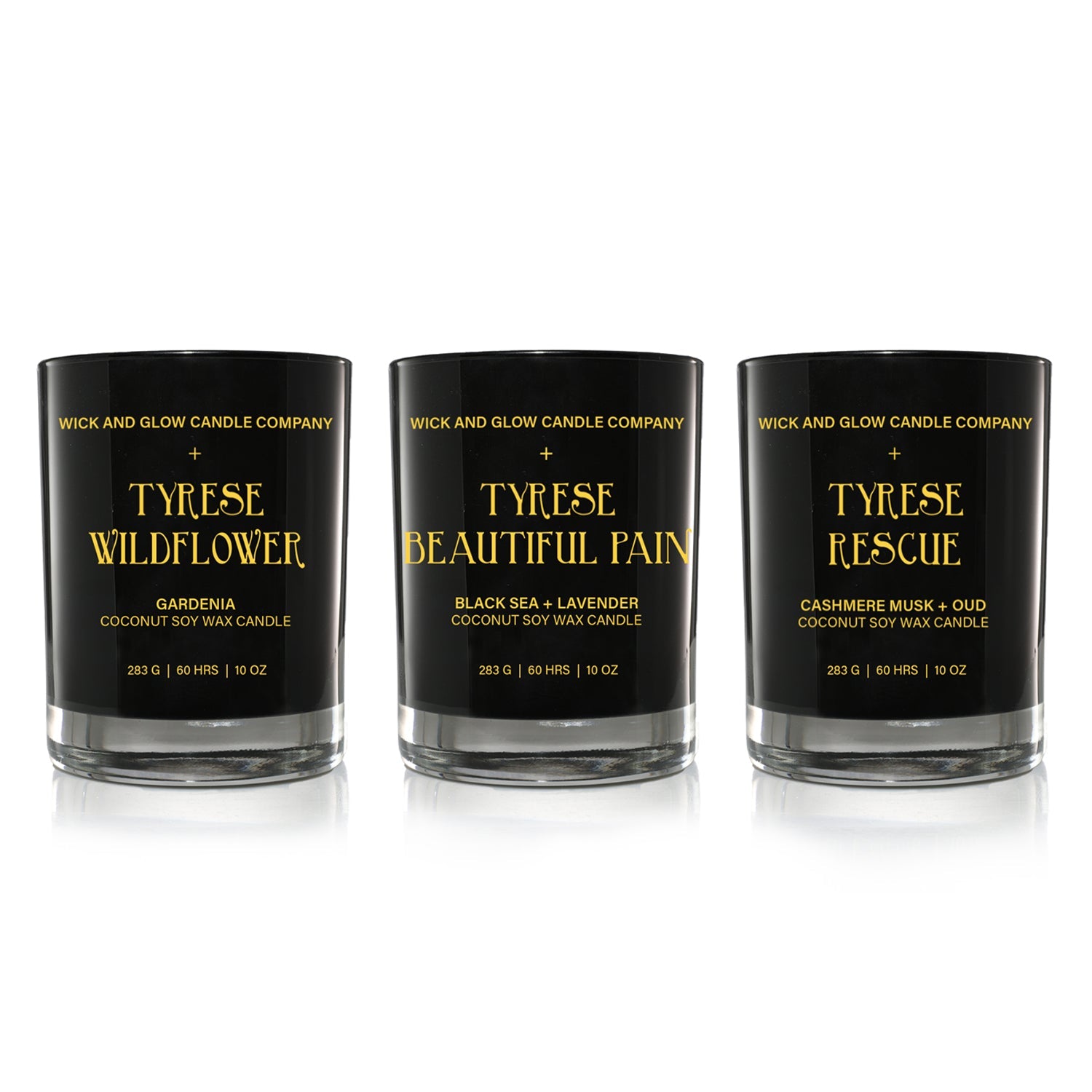 Beautiful Pain Collection | Tyrese + Wick and Glow