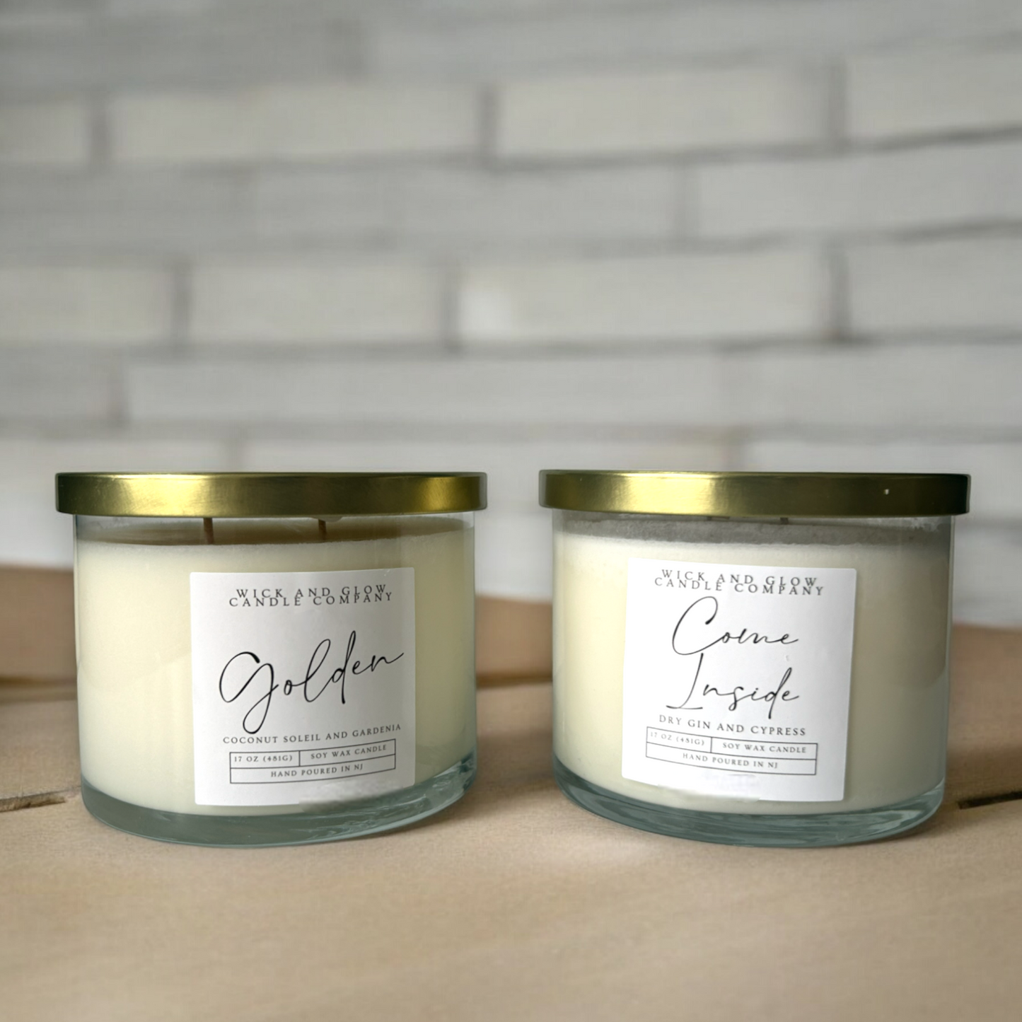 Breathe Deep Luxury Scented Candle  Duo