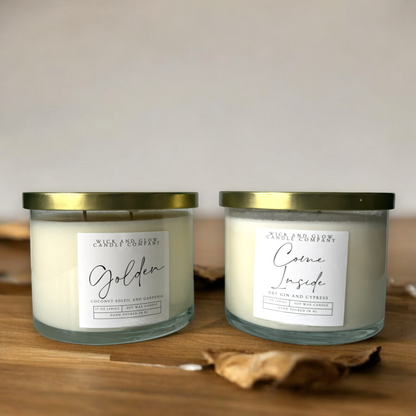 Breathe Deep Double Wick Luxury Scented Candle Set