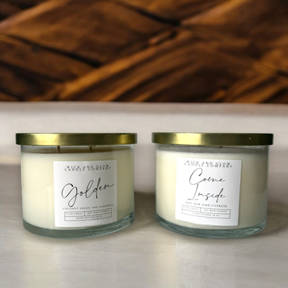 Breathe Deep Double Wick Luxury Scented Candle Set
