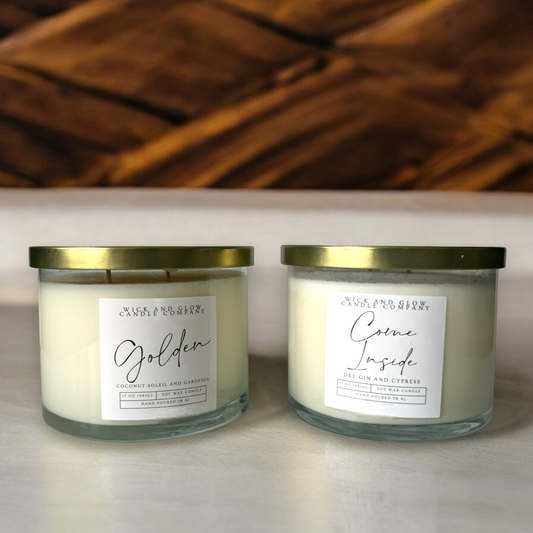 Breathe Deep Luxury Scented Candle  Duo