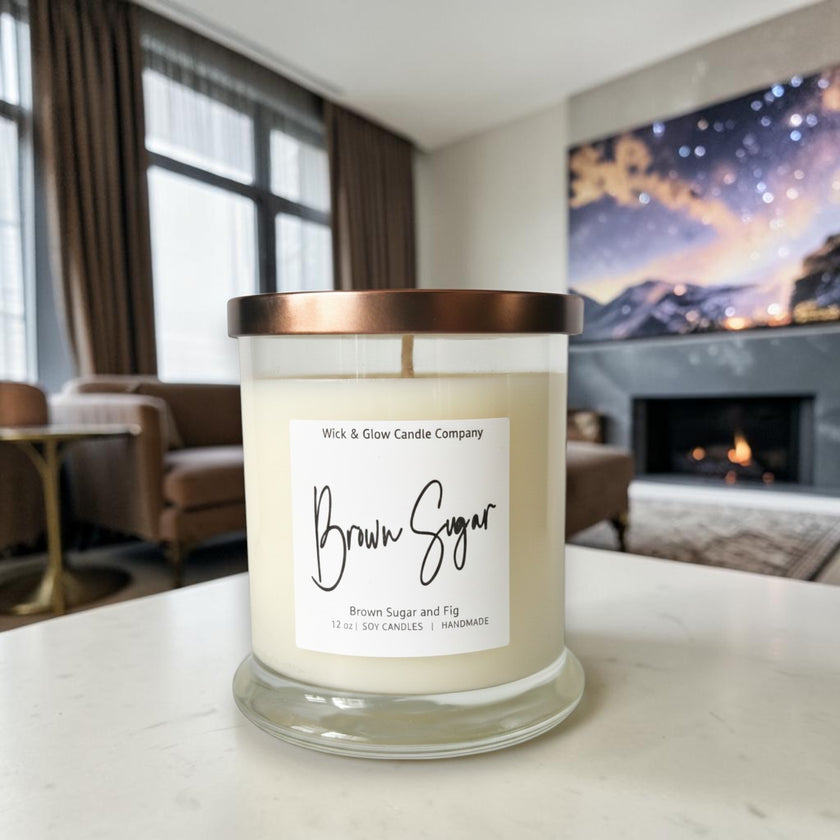 Brown Sugar Luxury Scented Candle