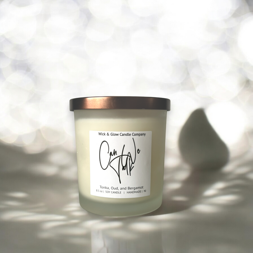 Can We Talk Luxury Candle - Wick and Glow Candle Company™