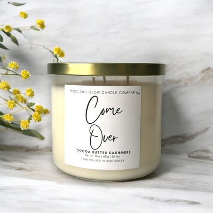Come Over Luxury Scented Candle - Wick and Glow Candle Company™