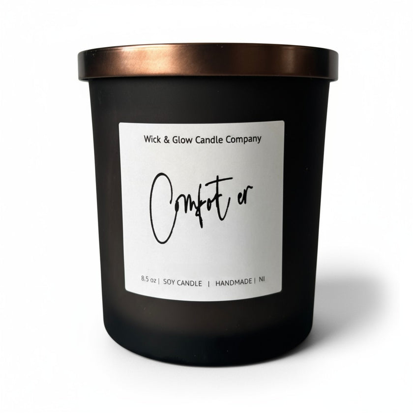 Comforter Luxury Candle- Juniper, Sage and Eucalyptus - Wick and Glow Candle Company™