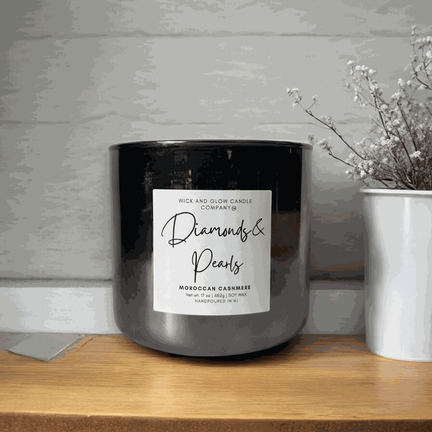 Diamonds and Pearls Luxury Scented Candle