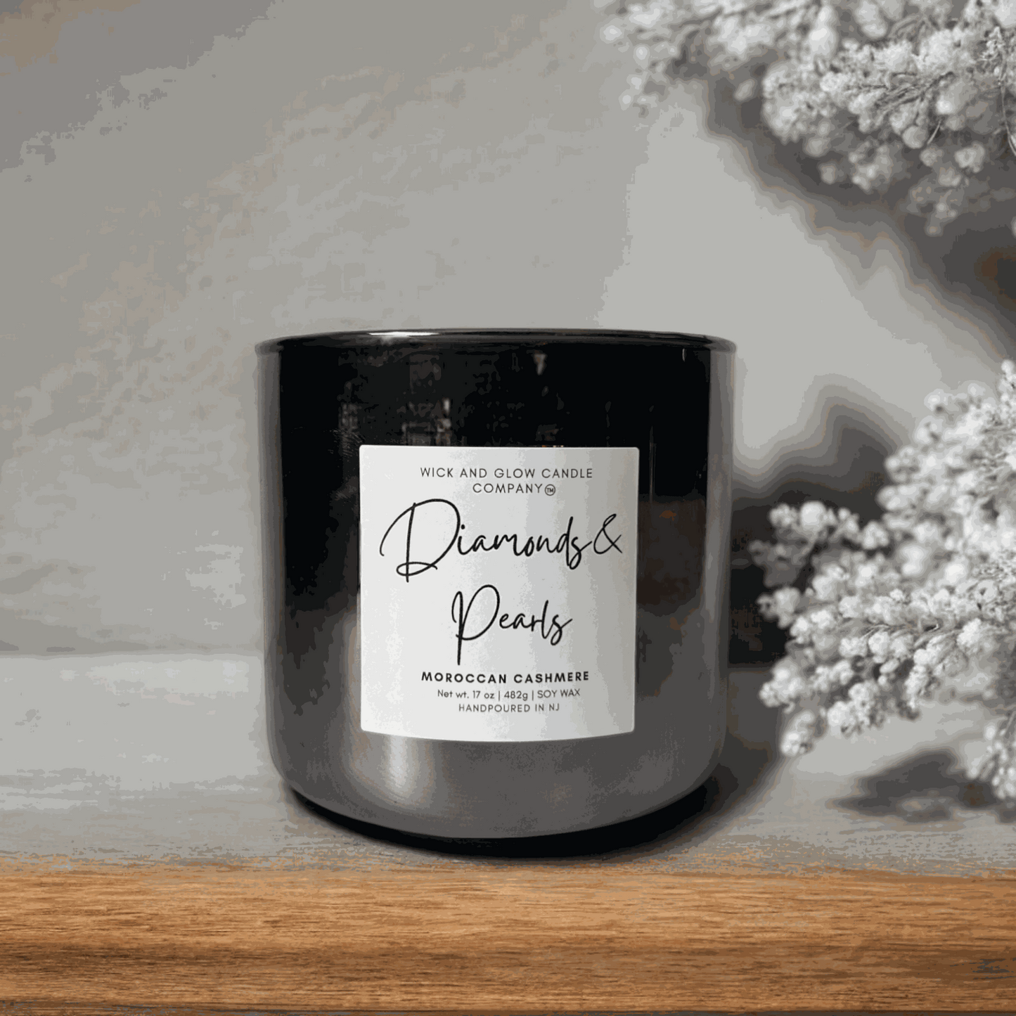 Diamonds and Pearls Luxury Scented Candle