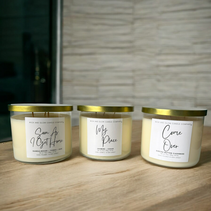 Fall 4 U Luxury 3 Wick Candle Set