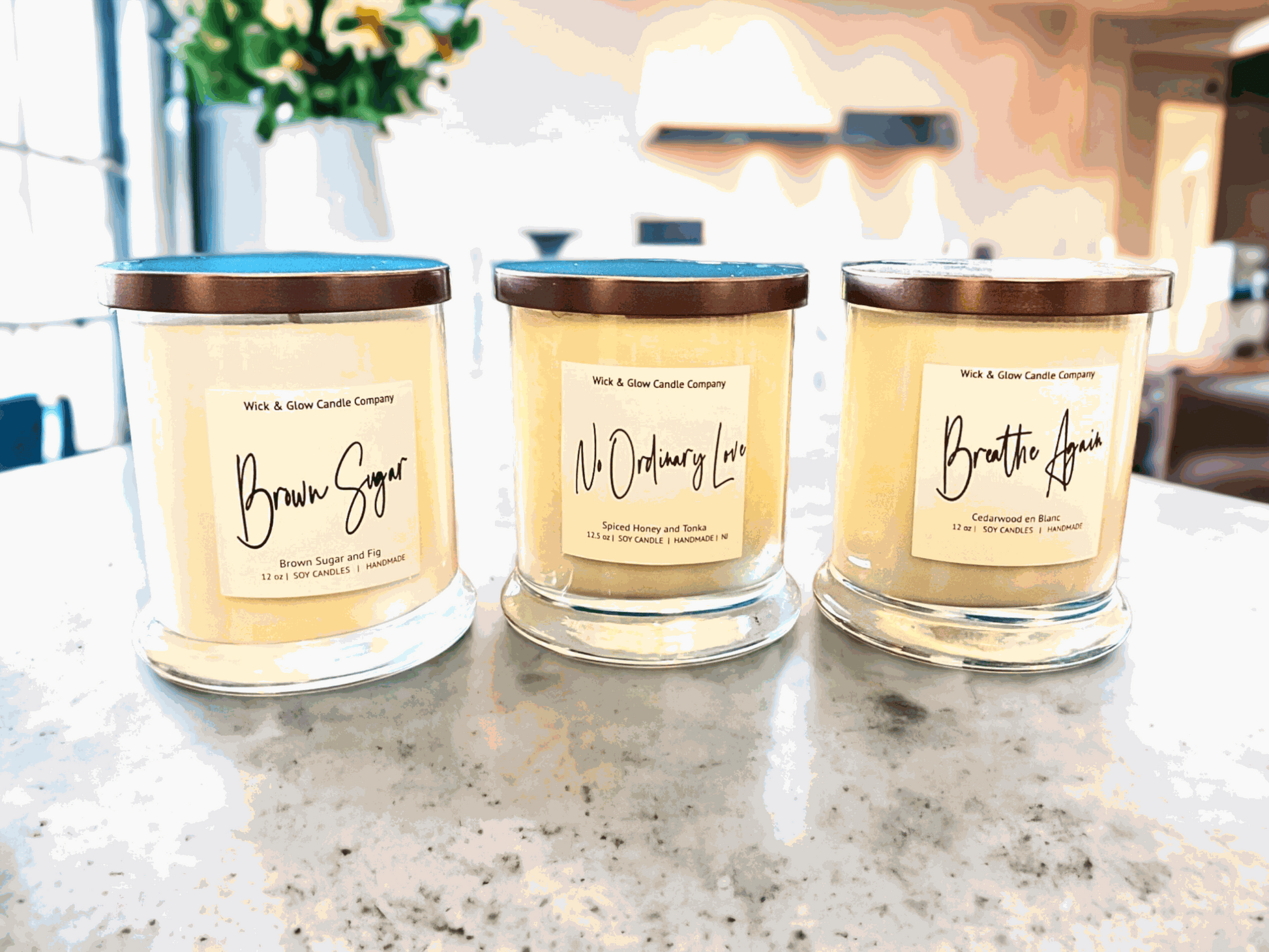 For Your Soul Fall Winter Luxury Scented Candle Collection Wick