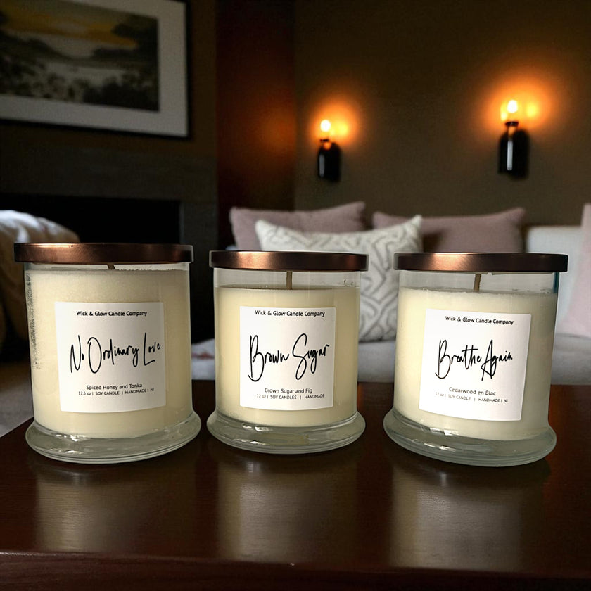 For Your Soul Luxury Scented Candle Set - Wick and Glow Candle Company™