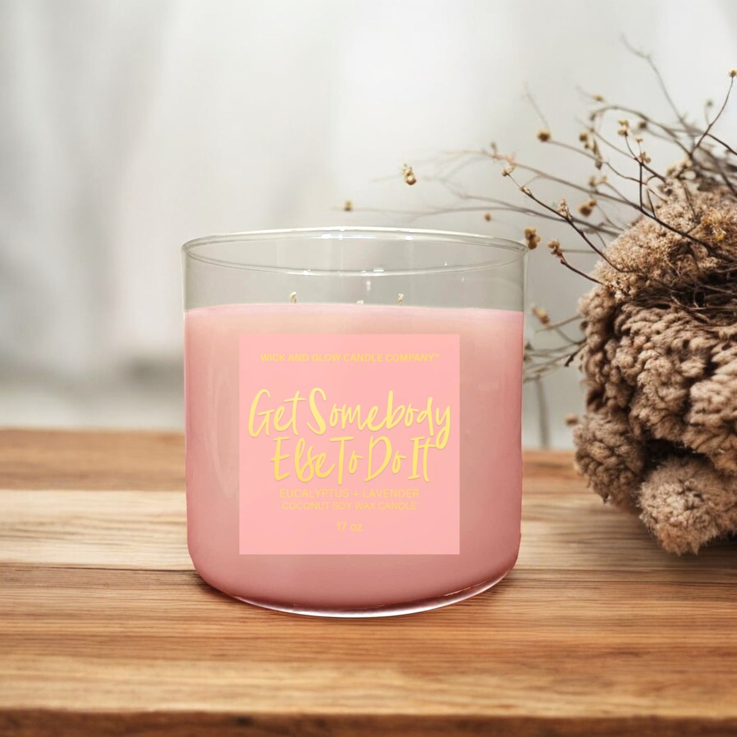 Get Somebody Else To Do It – 3-Wick Candle | Eucalyptus & Lavender