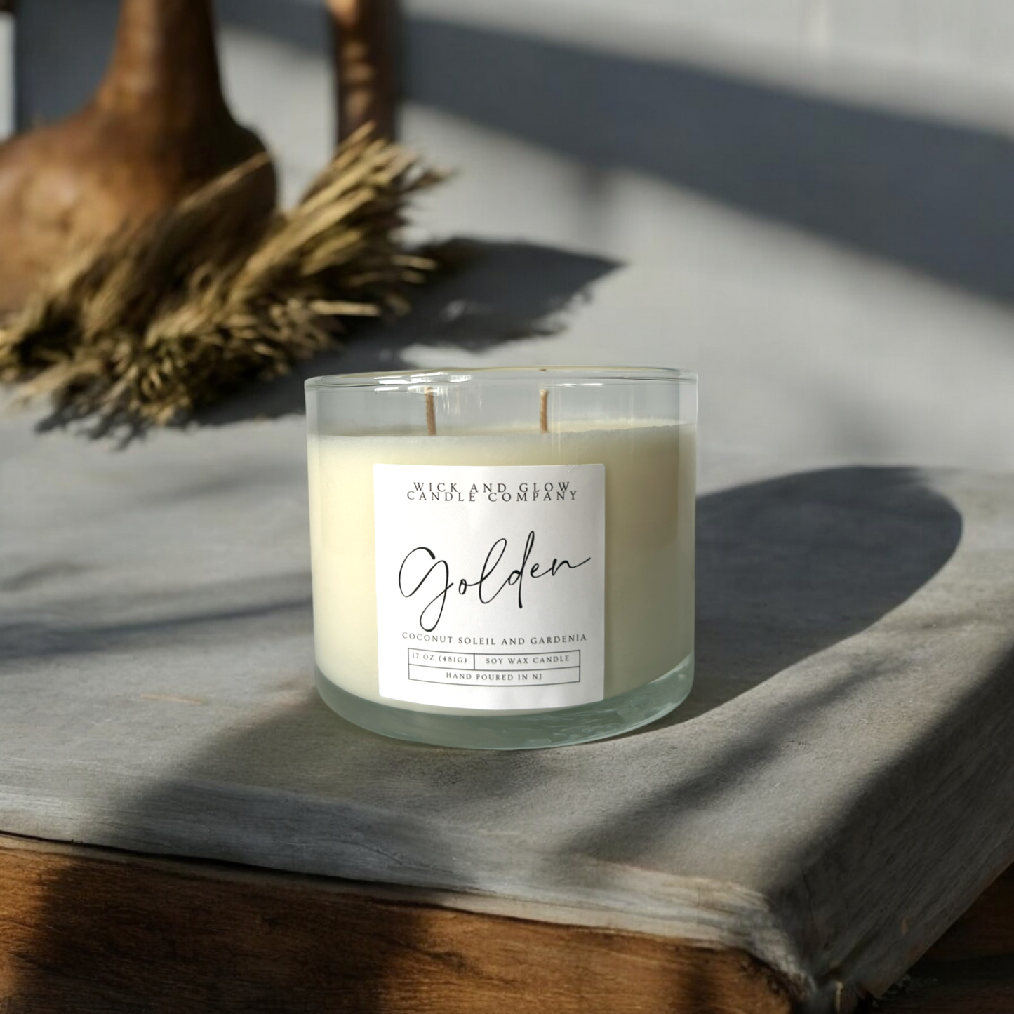 Breathe Deep Luxury Scented Candle  Duo