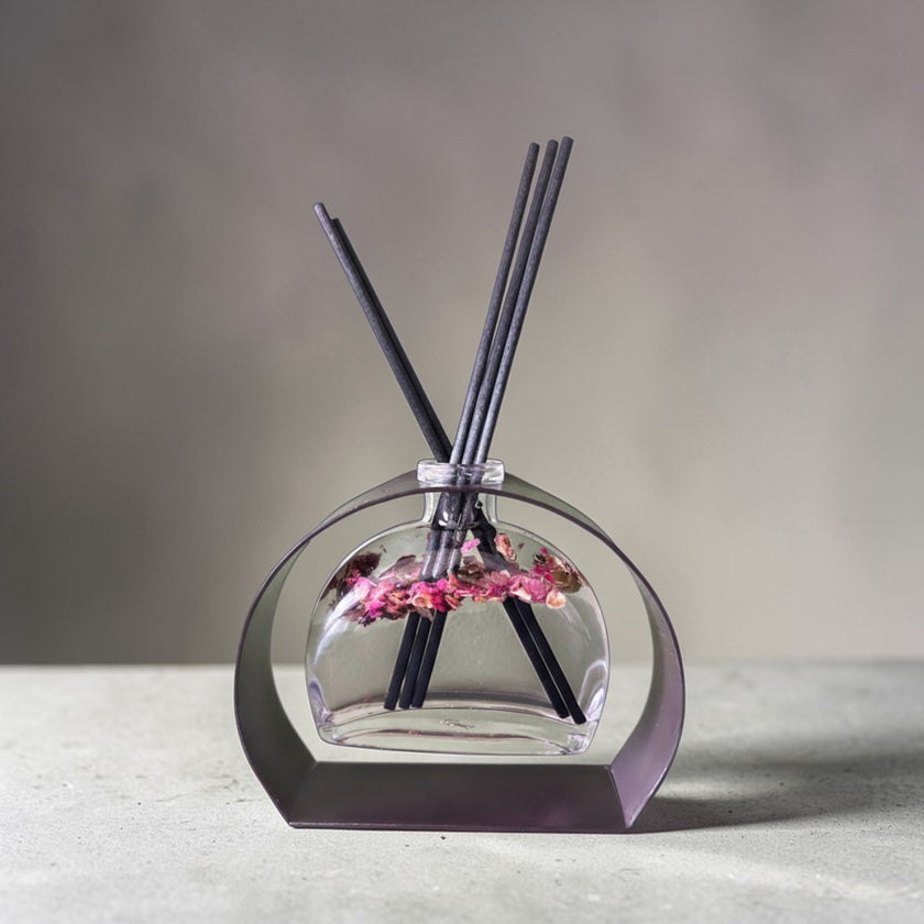 Glass Reed Diffuser with Hanging Stand – Choose Your Scent (5 oz)