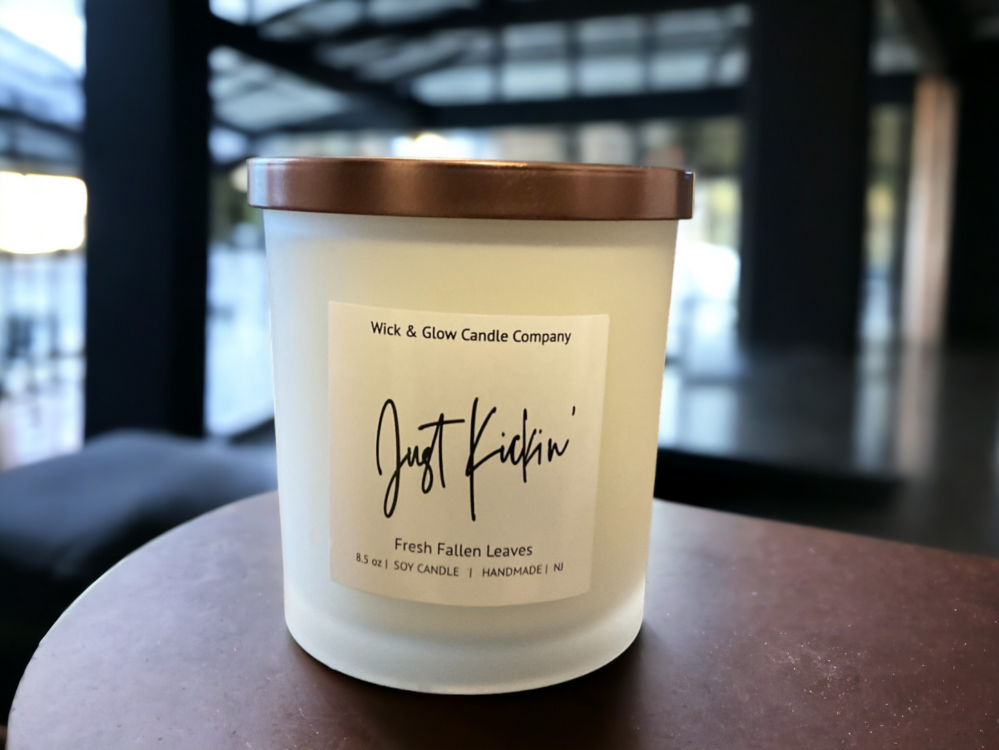 Just Kickin' -Fresh Leaves Luxury Scented Candle