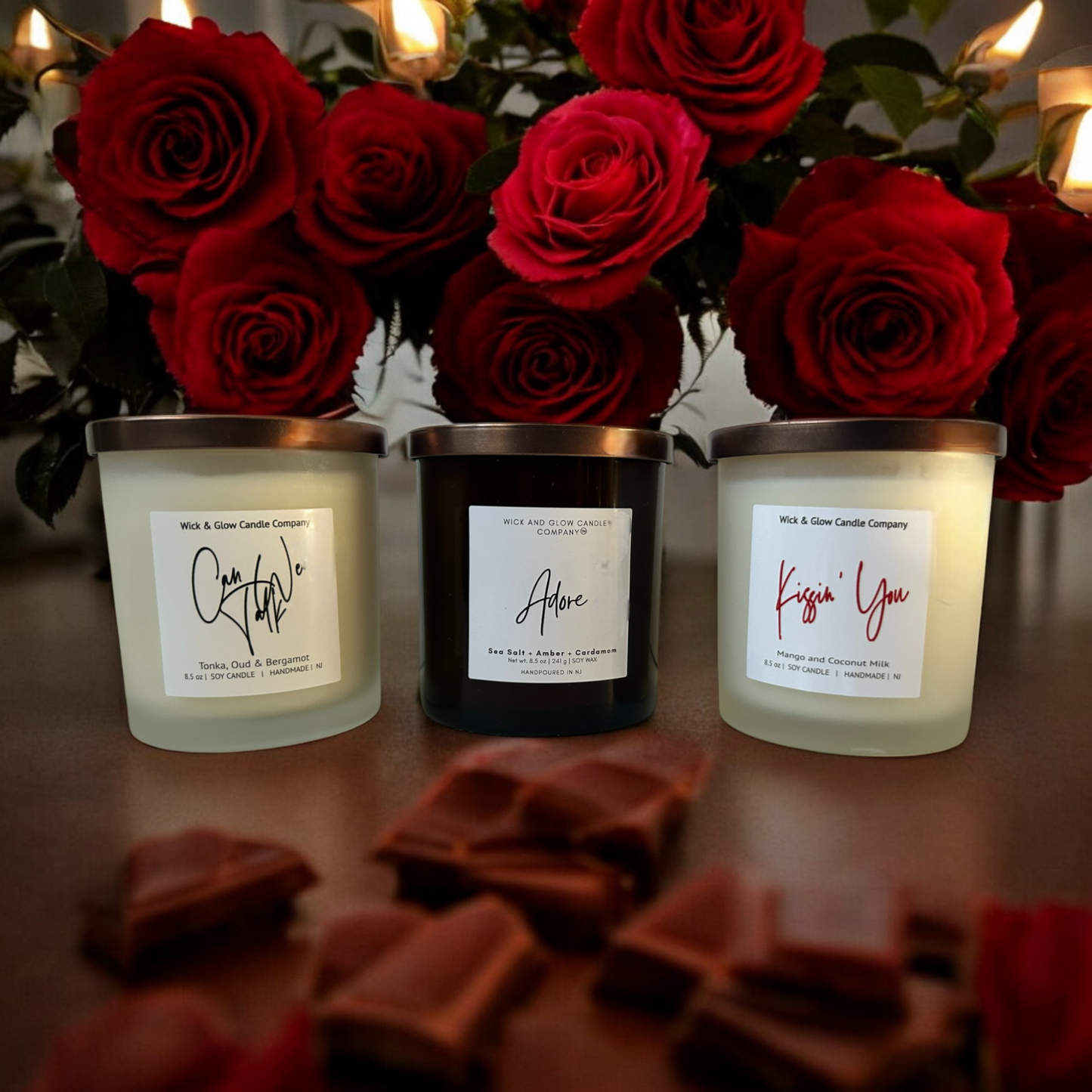 Me & U Luxury Scented Candle Set