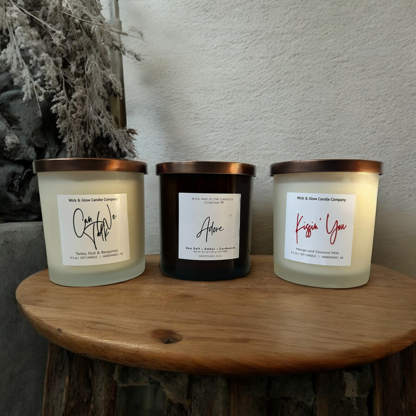 Me & U Luxury Scented Candle Set