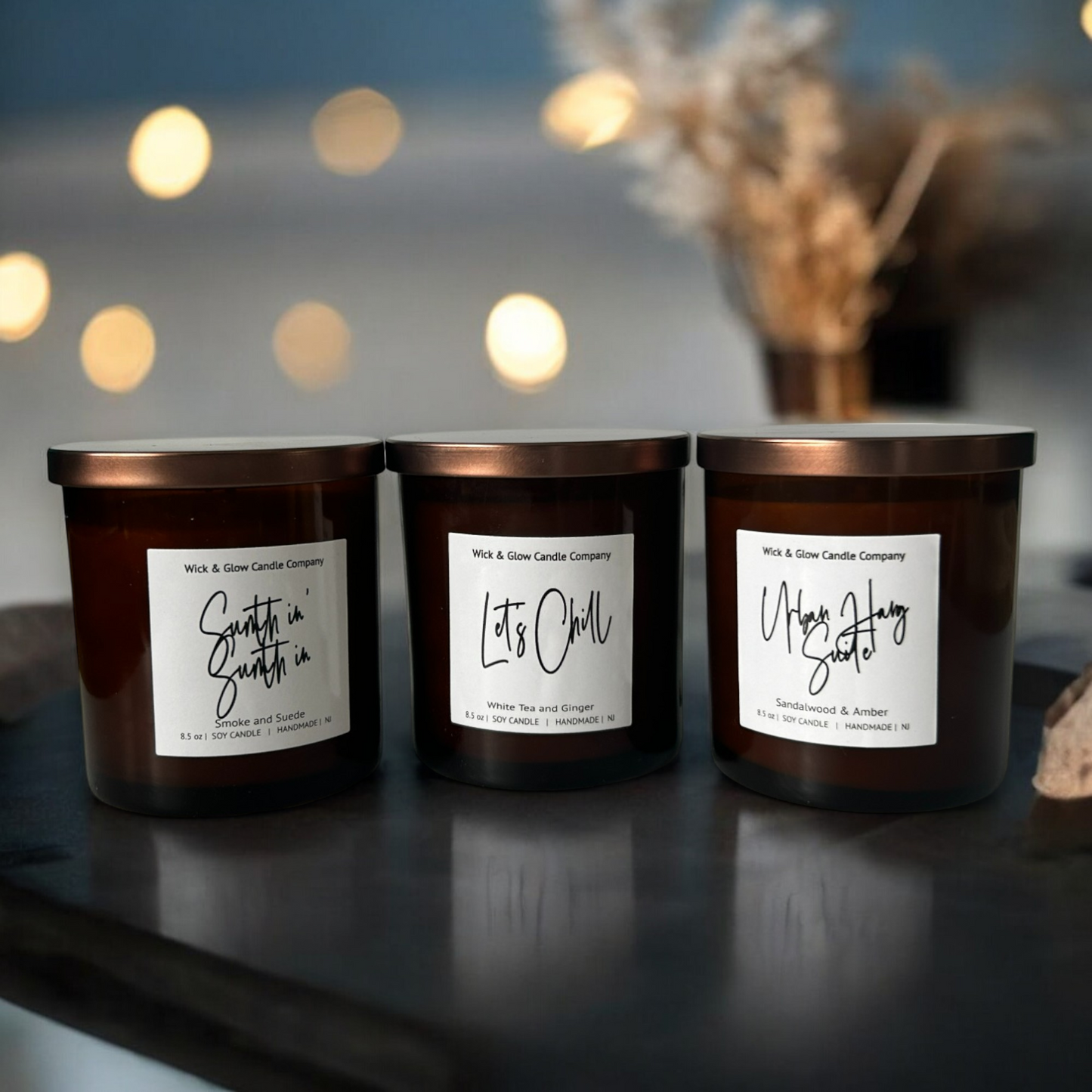 Men of R&B Luxury Scented Candle Set