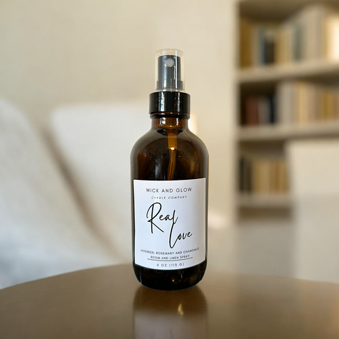 Real Love Room Spray - Wick and Glow Candle Company™