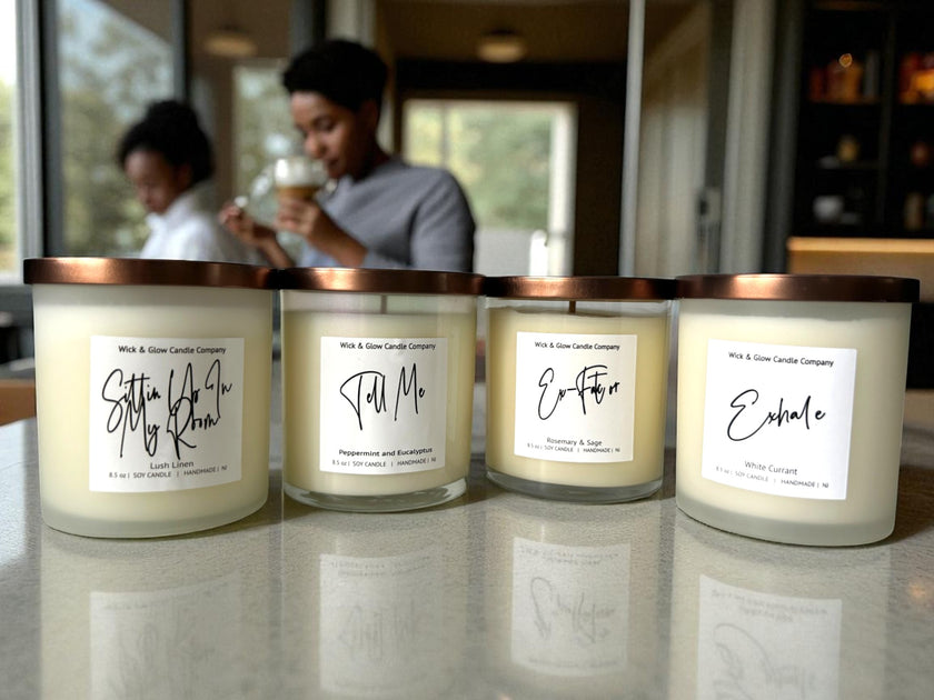 R&B Mixtape: Self-Care Edition Luxury Candle Set - Wick and Glow Candle Company™
