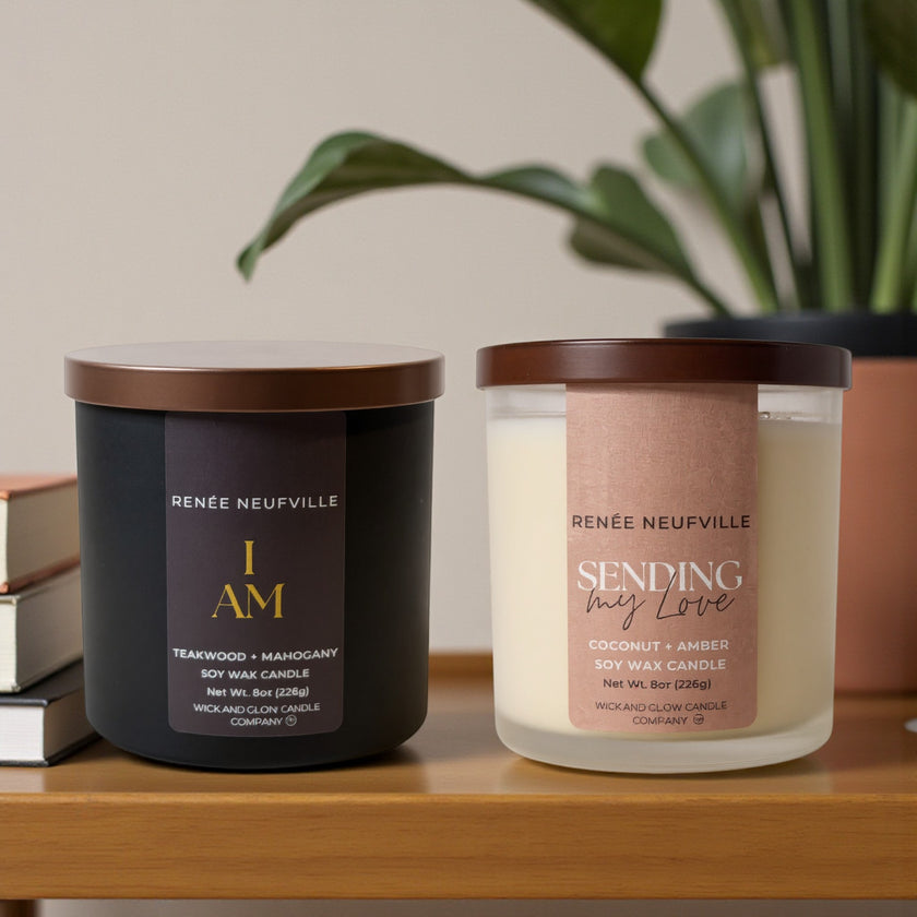 Scenting My Love Duo  by Renee Neufville × Wick & Glow Candle Company