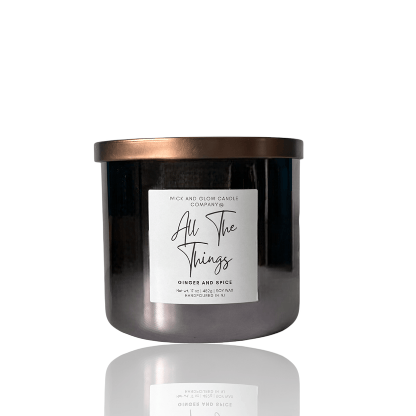 All The Things Luxury Soy Wax Candle – Ginger and Spice - Wick and Glow Candle Company®