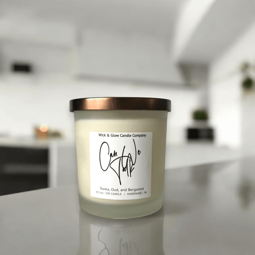 Can We Talk Luxury Candle - Wick and Glow Candle Company®