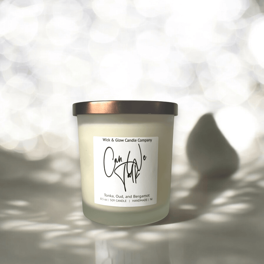 Can We Talk Luxury Candle - Wick and Glow Candle Company®
