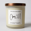Cheers 2 U | Luxury Soy Candle – Cinnamon & Vanilla - Wick and Glow Candle Company®