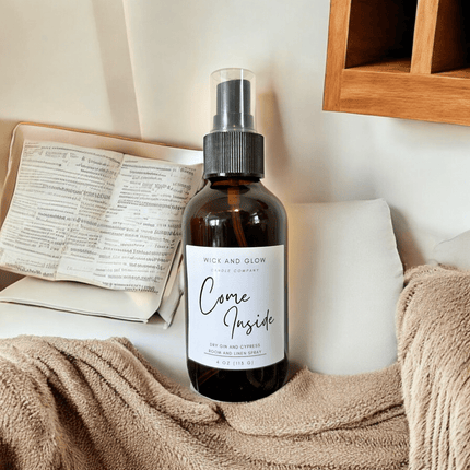 Come Inside Room and Linen Spray - Wick and Glow Candle Company®