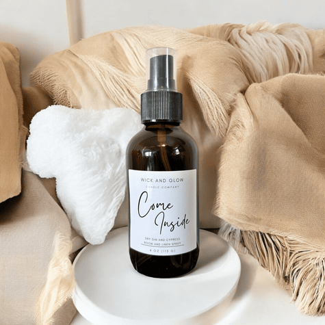 Come Inside Room and Linen Spray - Wick and Glow Candle Company®