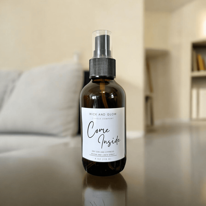 Come Inside Room and Linen Spray - Wick and Glow Candle Company®