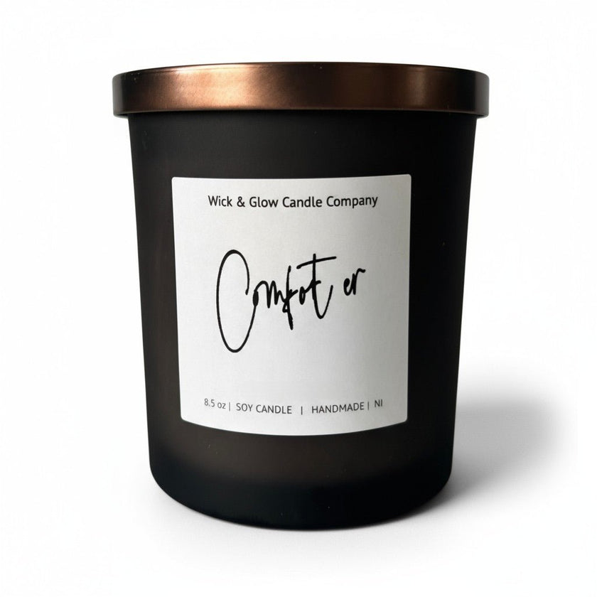 Comforter | Luxury Soy Wax Candle – Sage, Juniper & Eucalyptus - Wick and Glow Candle Company®