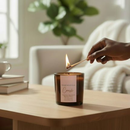 Crush — Patchouli & Palo Santo Candle (8.5 oz) - Wick and Glow Candle Company®