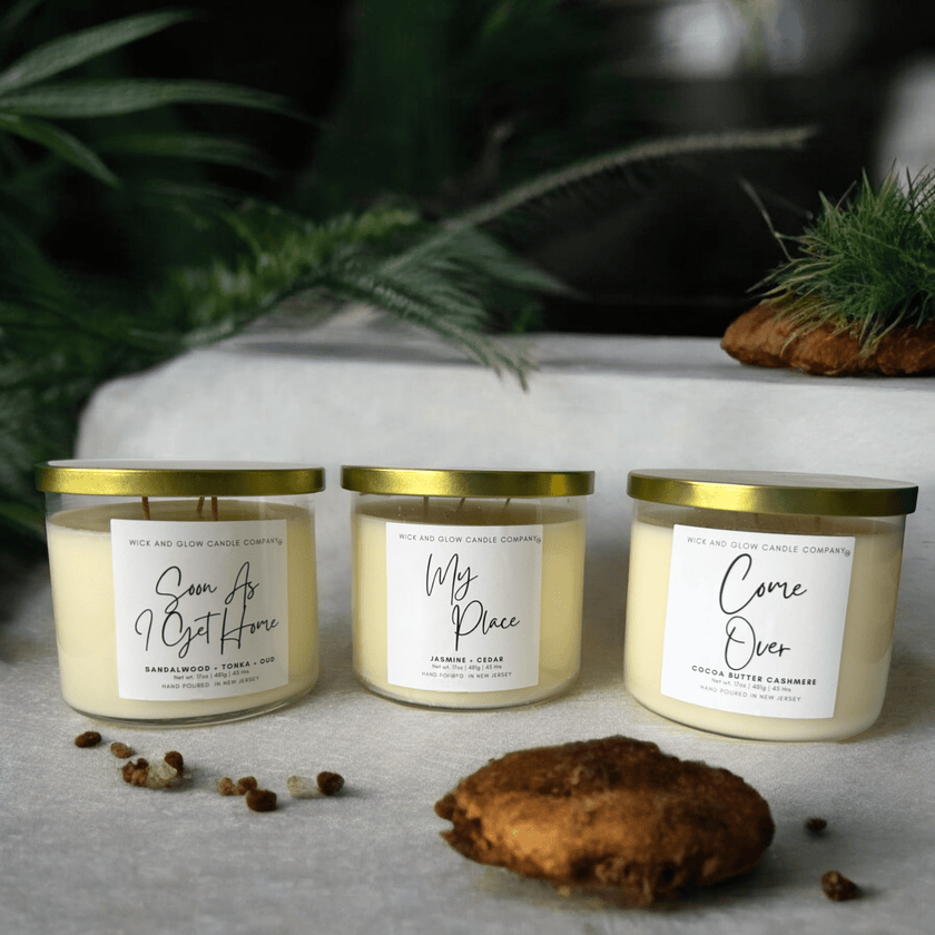 Fall 4 U | Luxury Soy Wax Candle Collection | 3 Wick Fall Candle Set - Wick and Glow Candle Company®