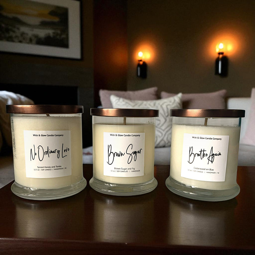 For Your Soul Luxury Scented Candle Set - Wick and Glow Candle Company®
