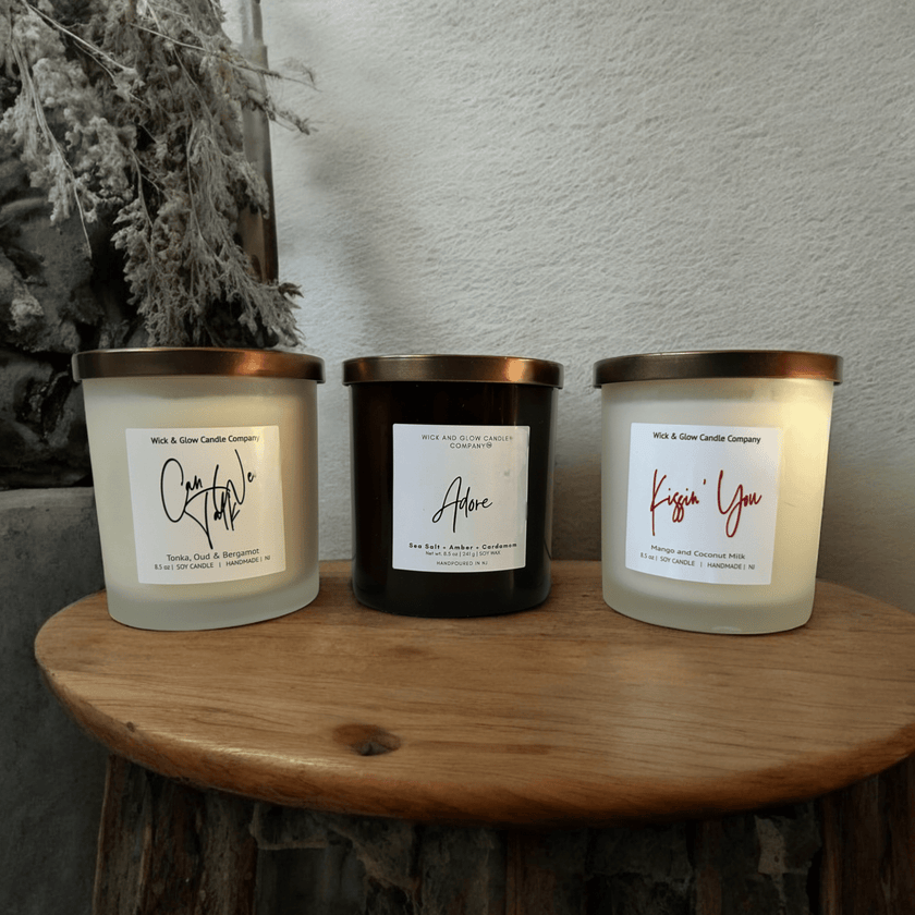 Me & U Luxury Scented Candle Set - Wick and Glow Candle Company®