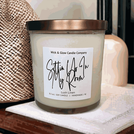 Sittin' Up In My Room Candle - Wick and Glow Candle Company™